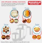 MAHARAJA WHITELINE Neo Pro MX-261 500 W Mixer Grinder (3 Jars, Multicolor)